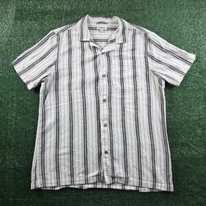 Jeremiah American Legacy Men's L Striped Short Sleeve Cotton Shirt